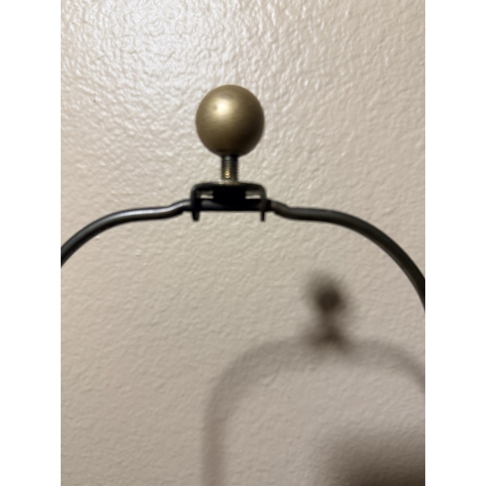 Vtg White Satin Lamp Made in Western Germany, Poseidon Fish Base On Marble 29" - Picture 6 of 16